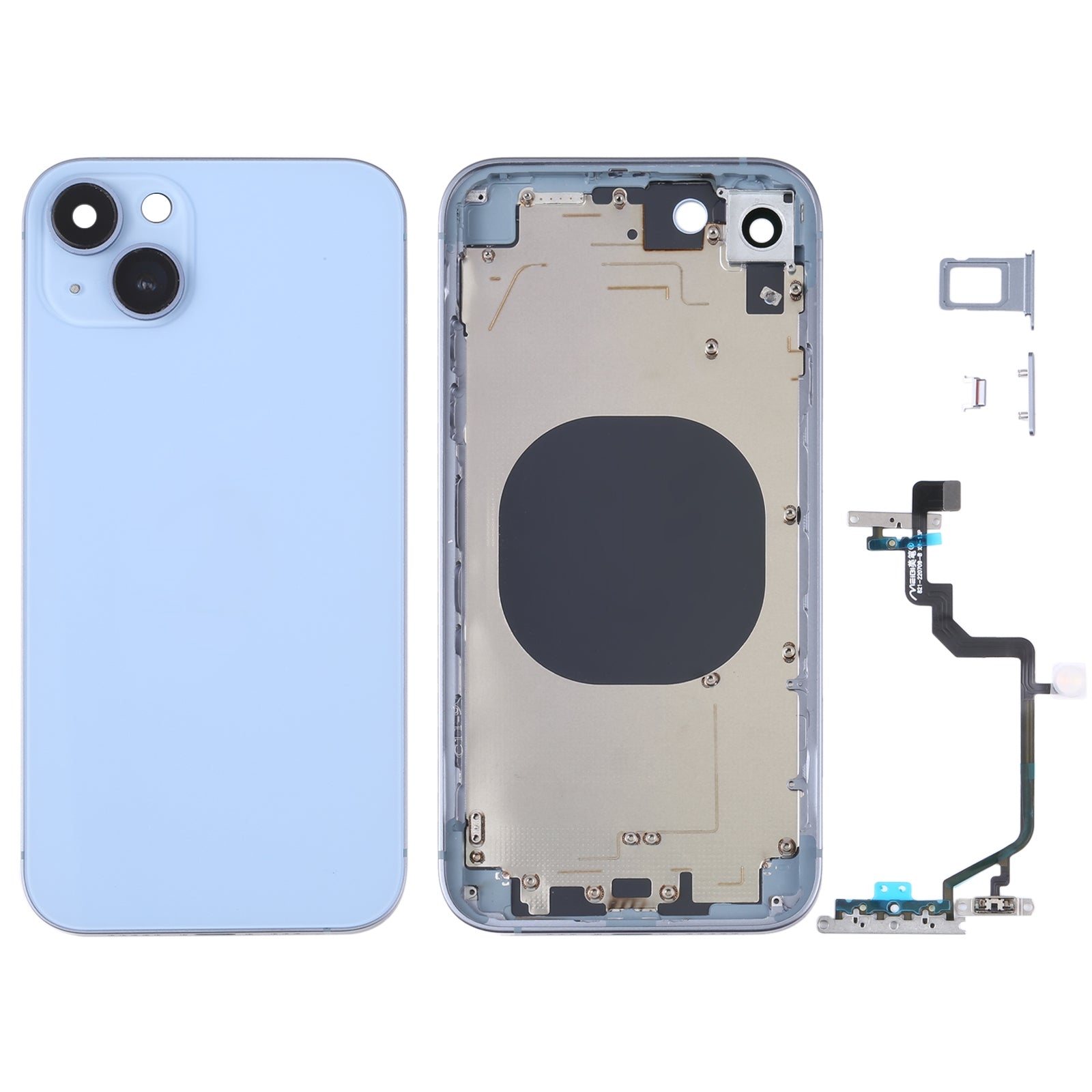 Chassis Cover Battery Cover Apple iPhone XR imitation iPhone 14 Blue
