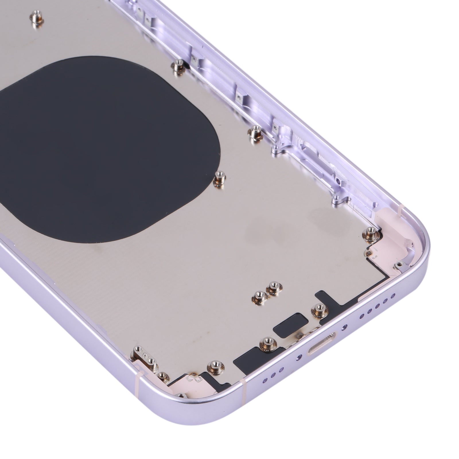Carcasa Chasis Tapa Bateria Apple iPhone XR imitacion iPhone 14 Morado