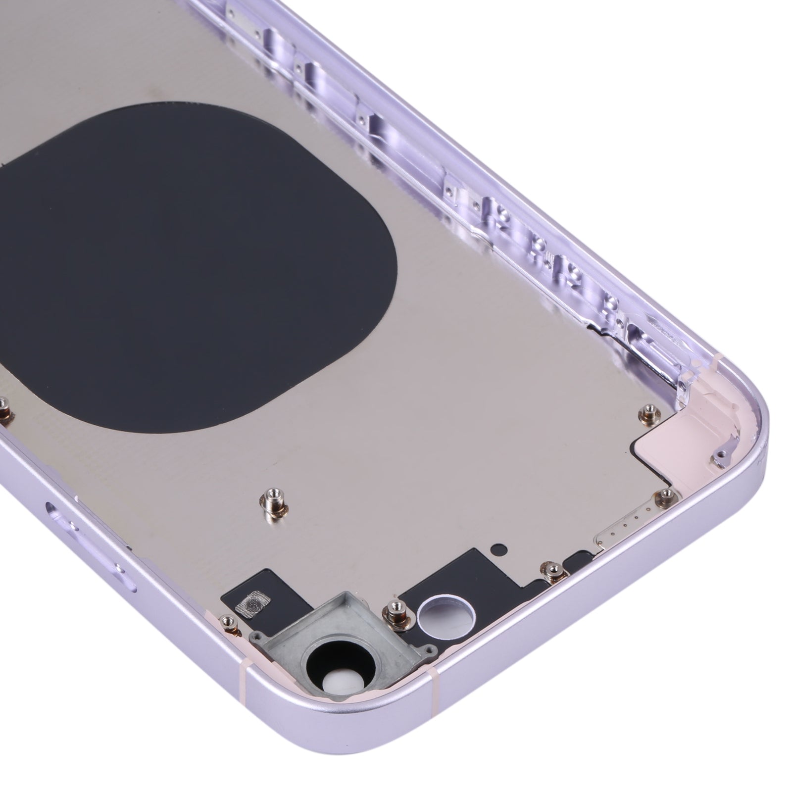 Carcasa Chasis Tapa Bateria Apple iPhone XR imitacion iPhone 14 Morado
