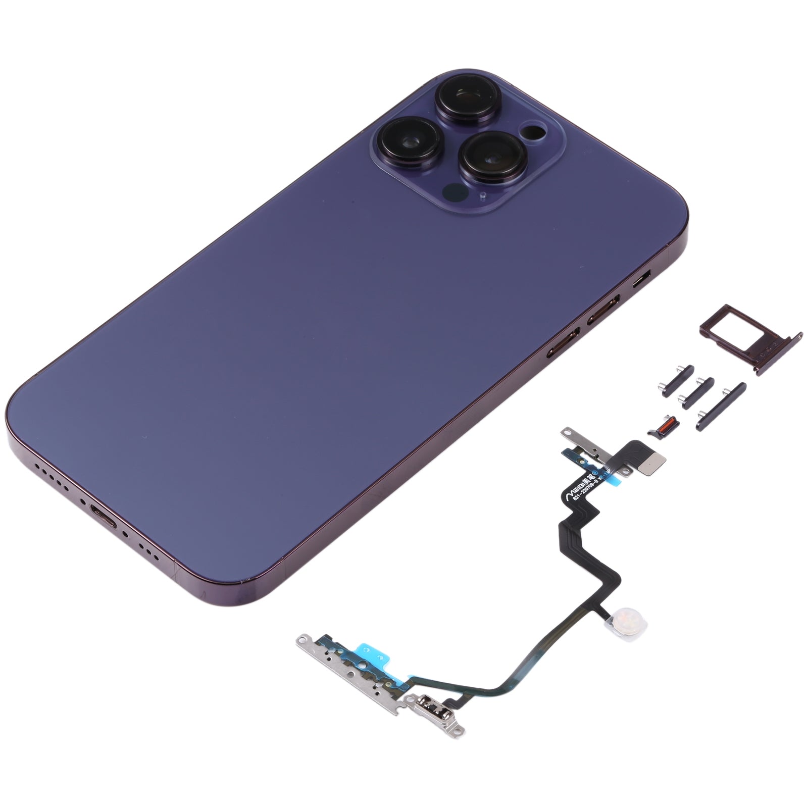Chassis Cover Battery Cover Apple iPhone XR imitation iPhone 14 Pro Violet