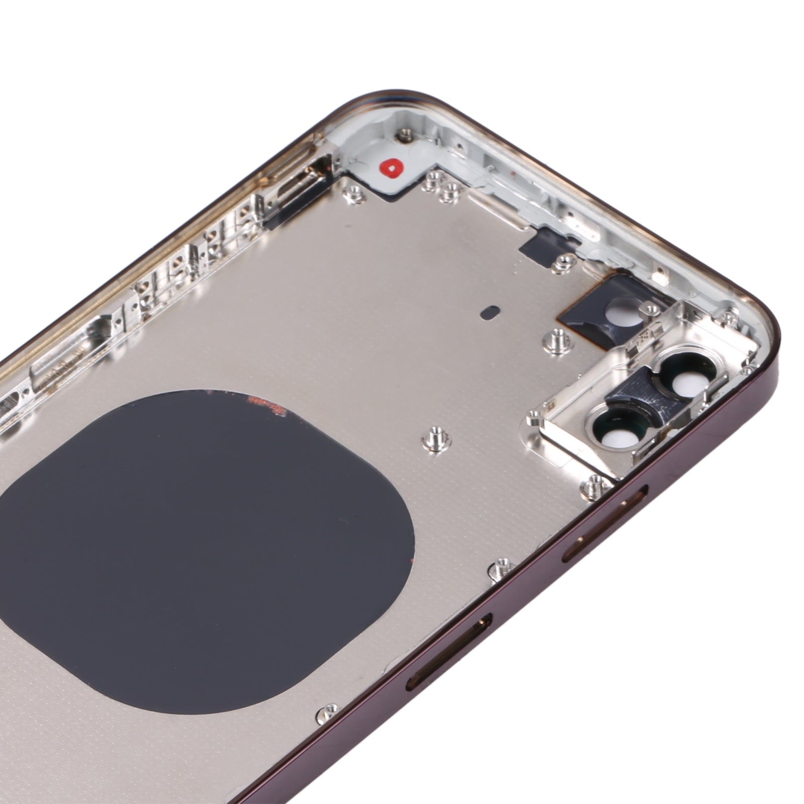Carcasa Chasis Tapa Bateria Apple iPhone XR imitacion iPhone 14 Pro Max Morado