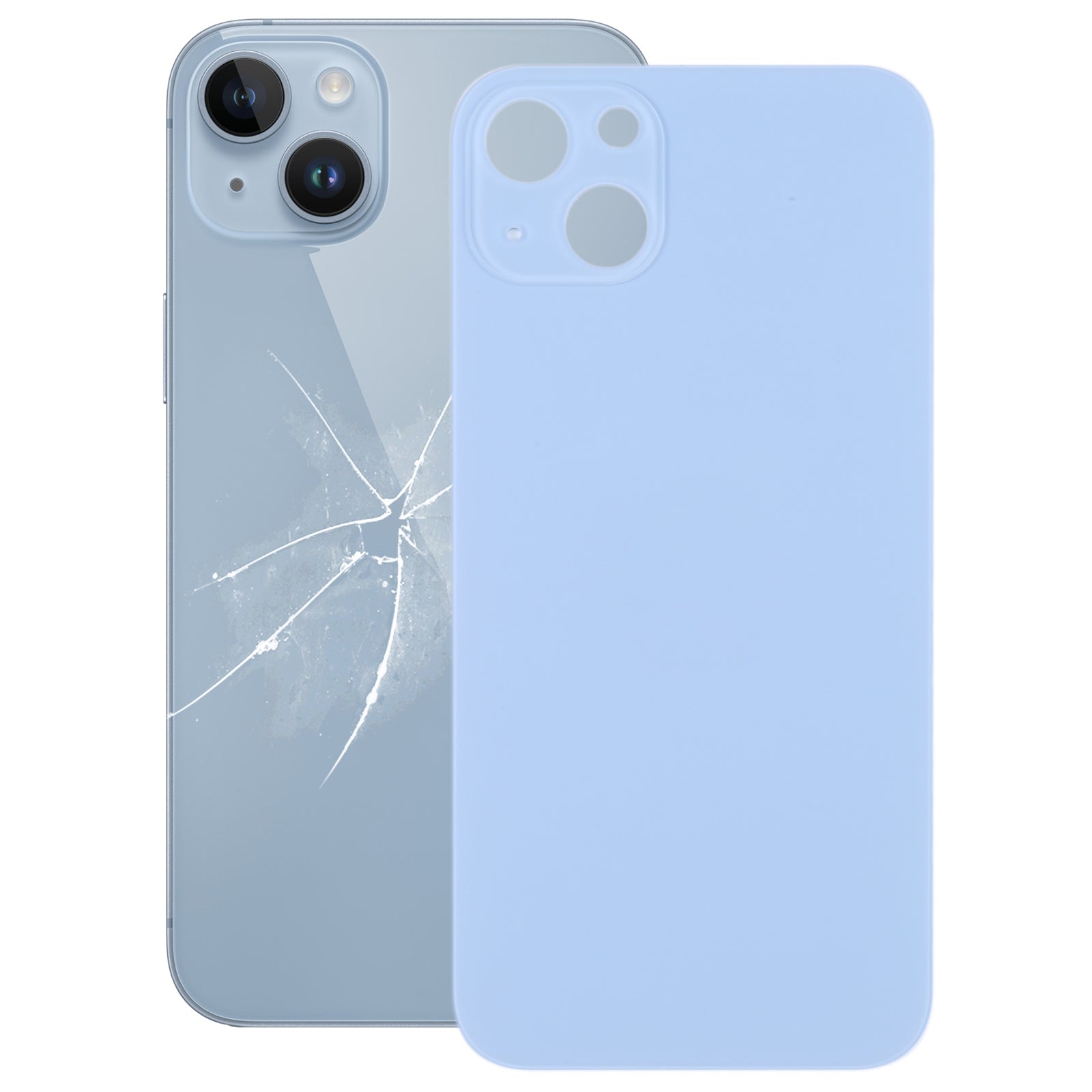 Battery Cover Back Cover Apple iPhone 14 Plus Blue Wide Hole
