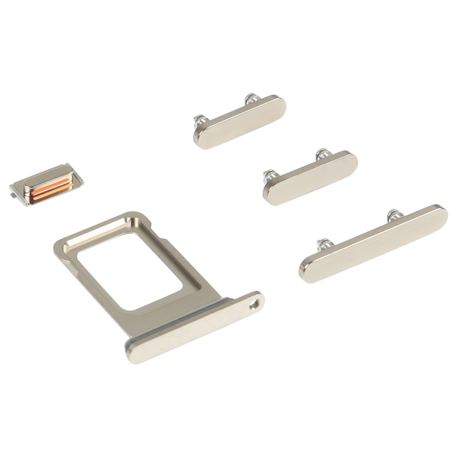 Boutons extérieurs complets + Support SIM Apple iPhone 14 Pro Or