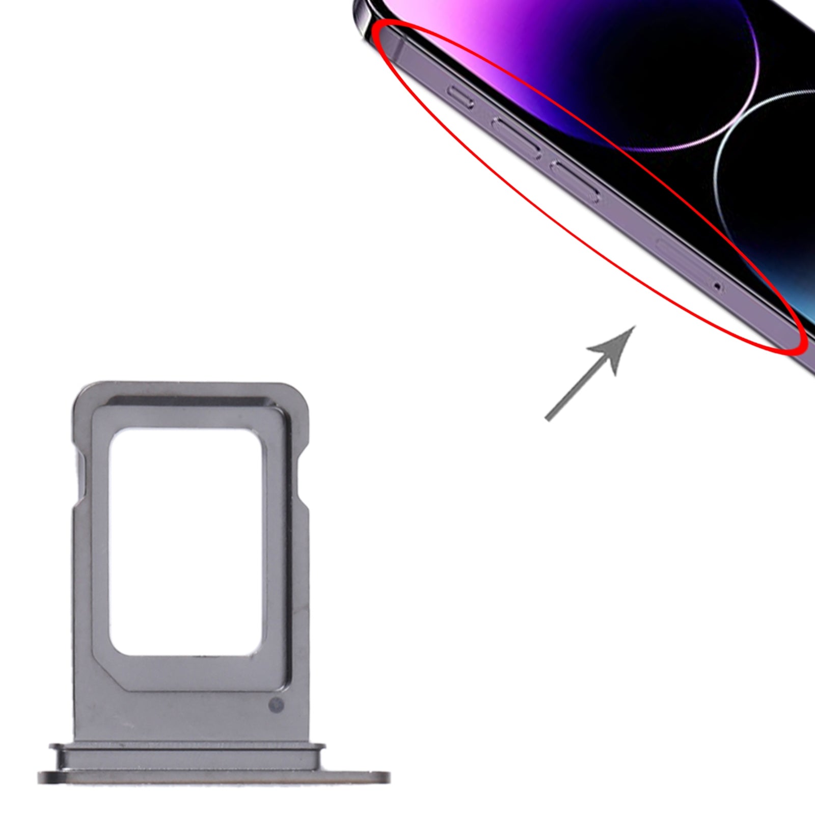 Micro SIM SIM Holder Tray Apple iPhone 14 Pro Max Purple