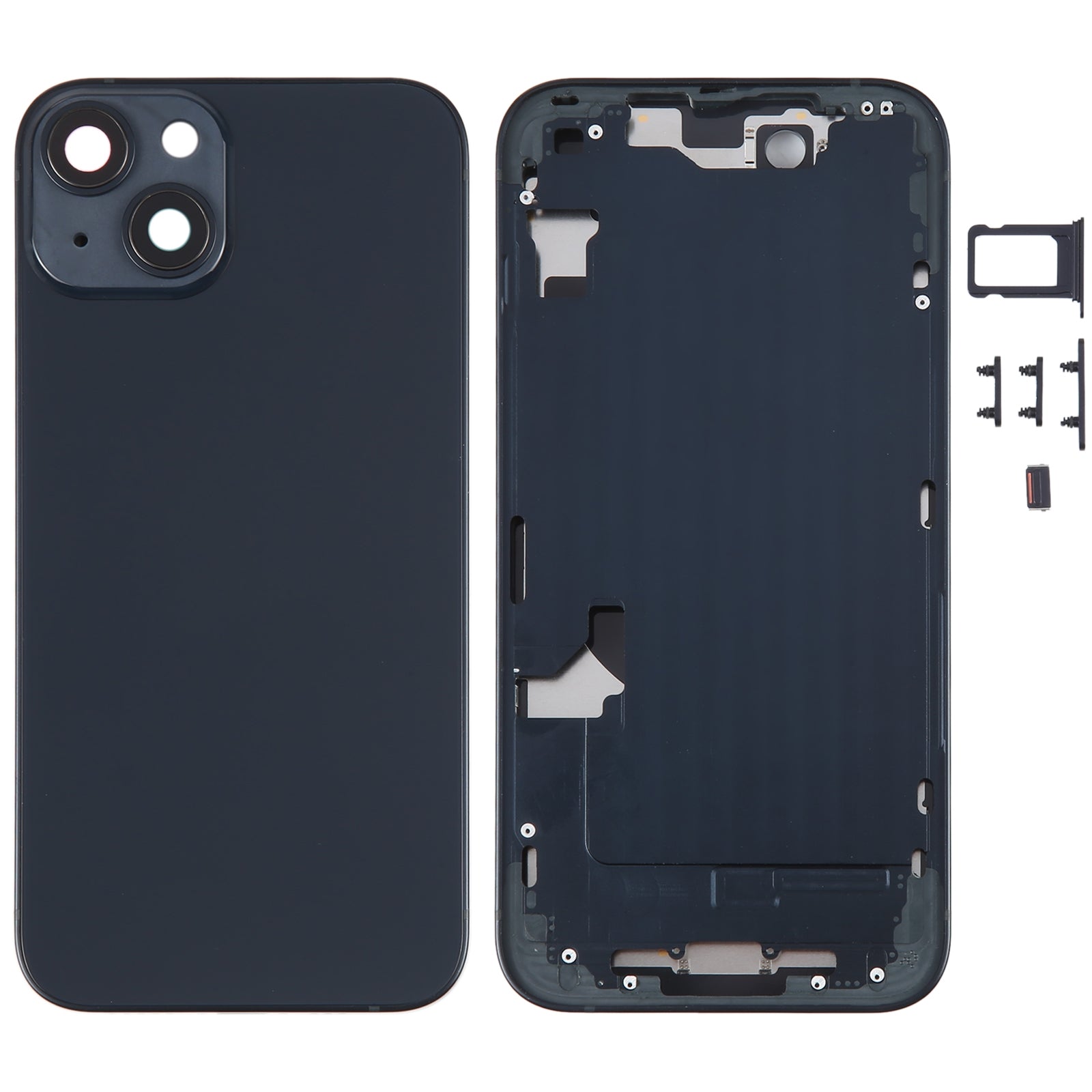 Battery Cover Back Cover + Intermediate Frame Apple iPhone 14 Black