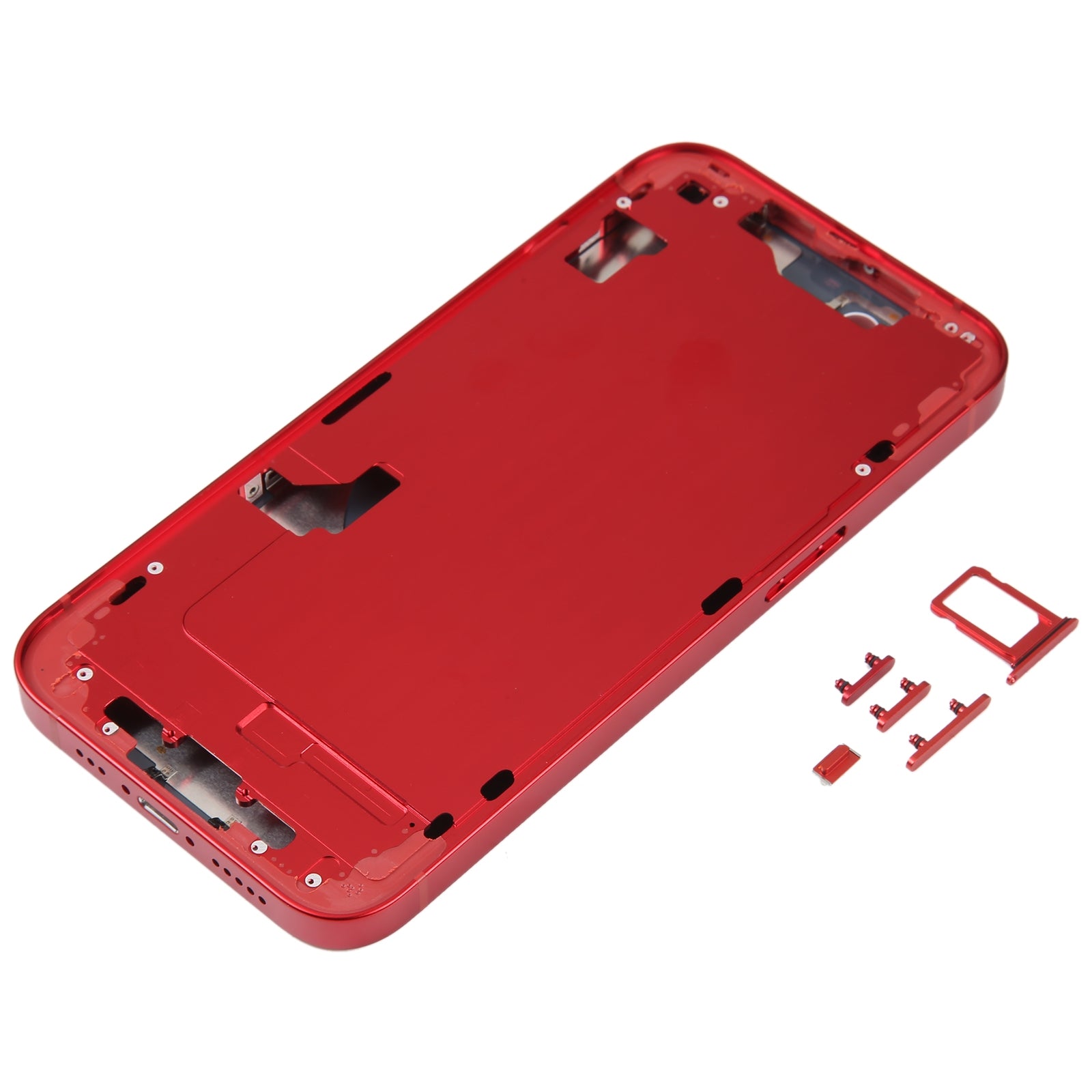 Tapa Bateria Back Cover + Marco Intermedio Apple iPhone 14 Rojo