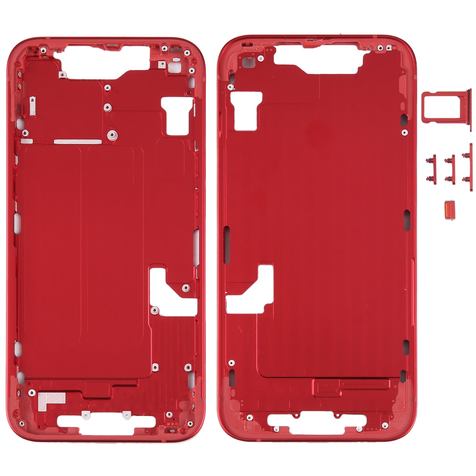 Châssis Châssis Intermédiaire LCD Apple iPhone 14 Rouge