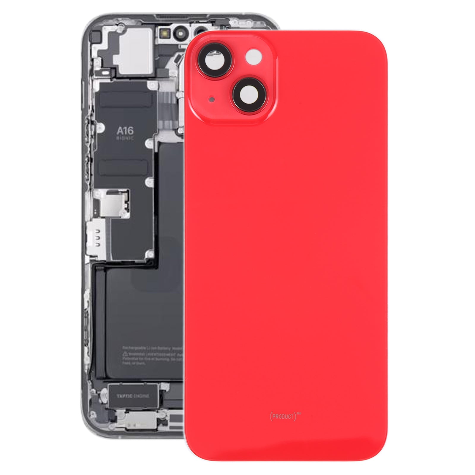 Tapa Bateria Back Cover iPhone 14 Plus Rojo