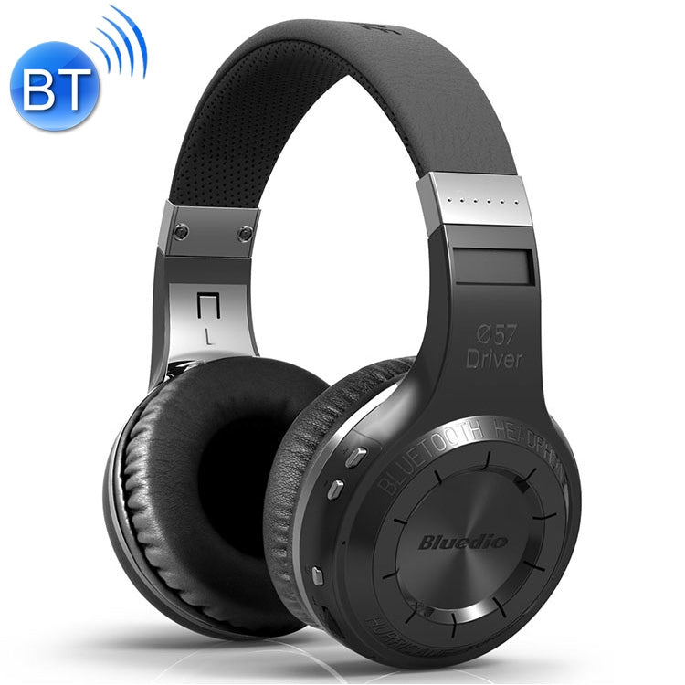 Bluedio HT Turbine Wireless Bluetooth 4.1 Stereo Headphones with Mic for iPhone Samsung Huawei Xiaomi HTC and other Smartphones all Audio Devices (Black)