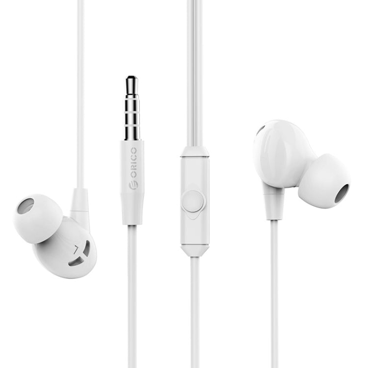 ORICO SOUNDPLUS-RP1 Écouteurs de musique intra-auriculaires 1,2 m avec micro pour iPhone Galaxy Huawei Xiaomi LG HTC et autres smartphones (Blanc)