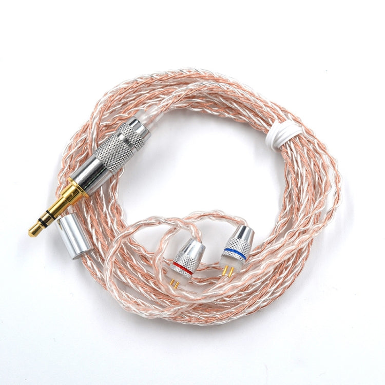 KZ A Cable de actualización mezclado de cobre y Plata para Auriculares KZ ZS3 / ZS4 / ZS5 / ZS6 / ZSA