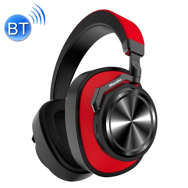 Bluedio T6 Bluetooth Version 5.0 Headphones Bluetooth Headset (Red)