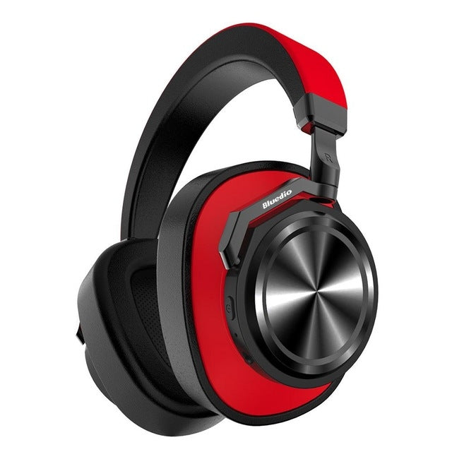 Bluedio T6 Bluetooth Versión 5.0 Auriculares Auriculares Bluetooth (Rojo)