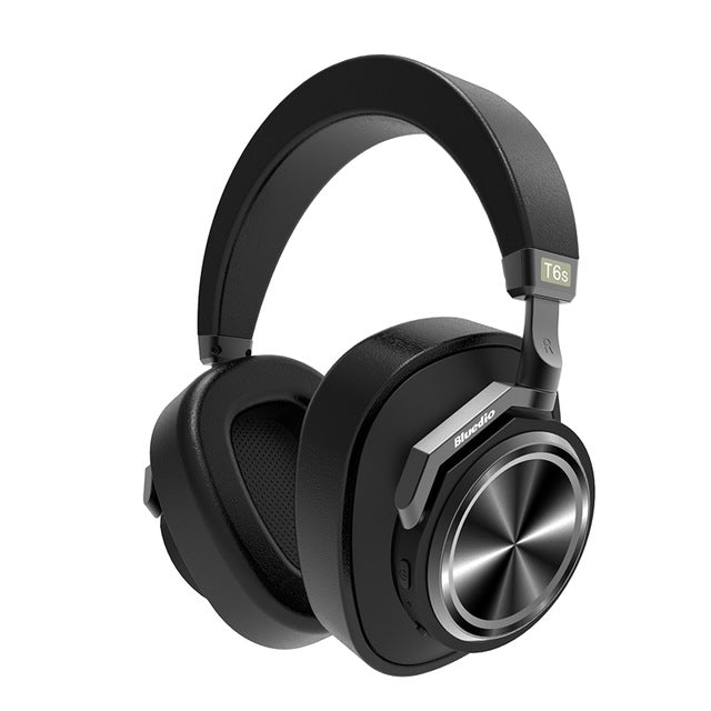 Bluedio T6S Bluetooth Version 5.0 Headphones Bluetooth Headphones Support Auto Play (Black)