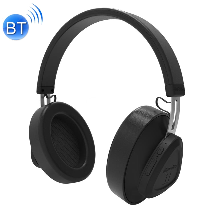 Bluedio TM Bluetooth Version 5.0 Headphones Bluetooth Headphones can connect Cloud Data to App (Black)