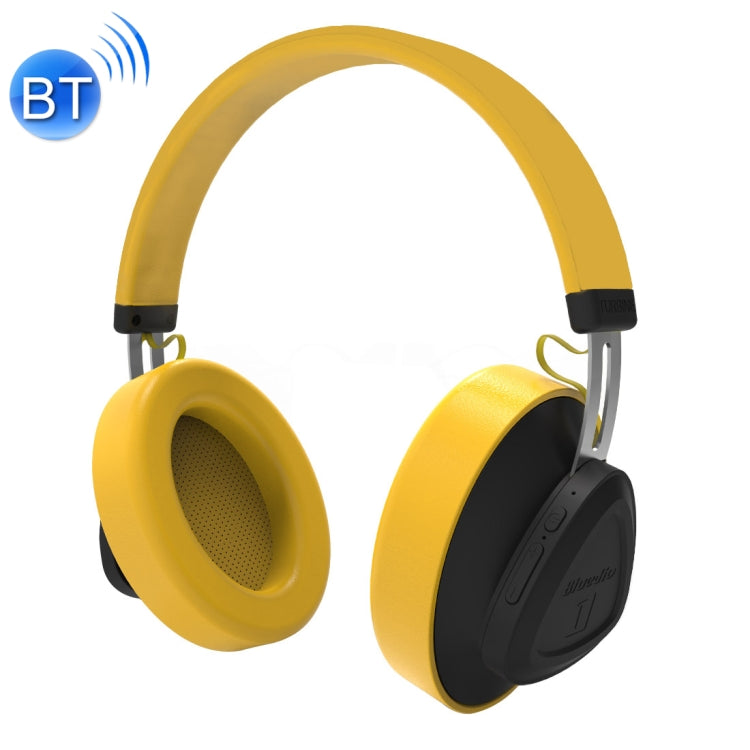 Bluedio TM Bluetooth Versión 5.0 Auriculares Auriculares Bluetooth pueden conectar Datos en la nube a la APLICACIÓN (amarillo)