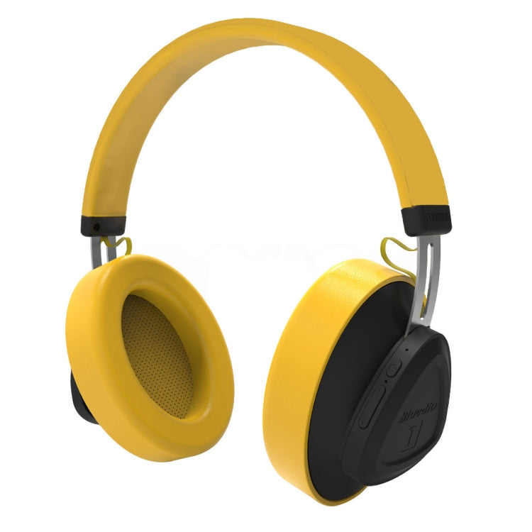 Bluedio TM Bluetooth Version 5.0 Headphones Bluetooth Headphones can connect Cloud Data to APP (yellow)