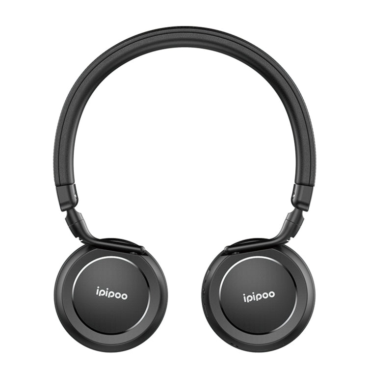 Ipipoo EP-1 Wireless Bluetooth Head-Mount Headphones HiFi Stereo Headphones Support Hands-free MFB Key (Black)