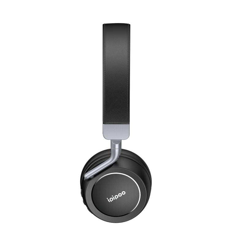 Ipipoo EP-1 Auriculares Inalámbricos Bluetooth para montaje en la Cabeza Auriculares Stereo de alta fidelidad soporte manos libres tecla MFB (Negro)