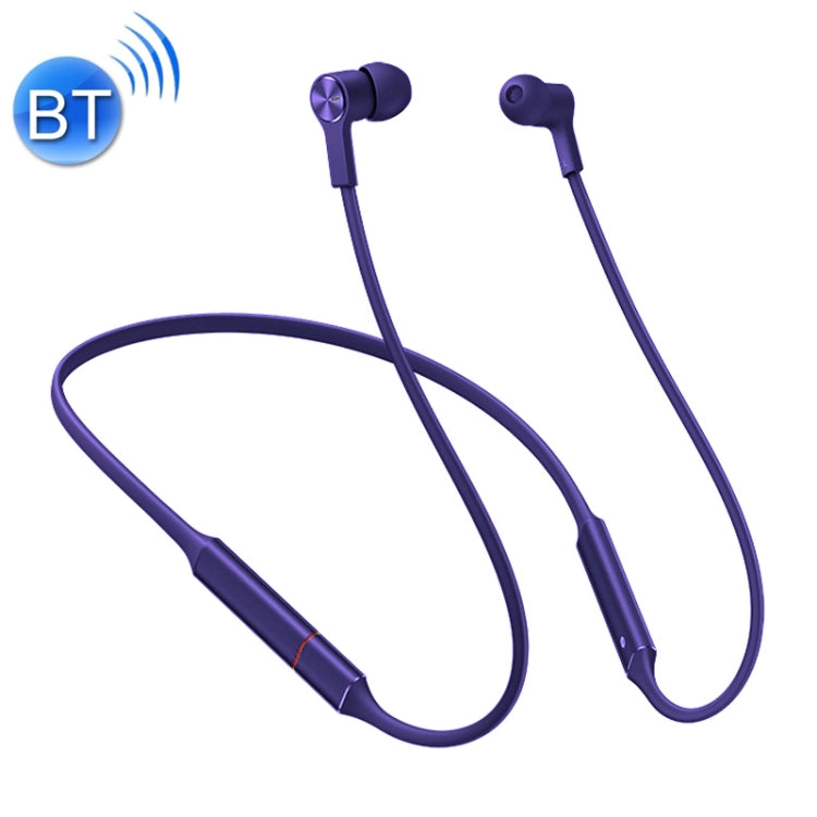 Original Huawei Freelace CM70-C Bluetooth 5.0 Waterproof Hanging Neck Sports In-Ear Bluetooth Headset (Purple)