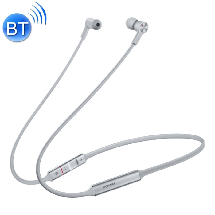 Original Huawei Freelace CM70-C Bluetooth 5.0 Waterproof Hanging Neck Sports Sports in Ear Bluetooth Headphones (Silver)