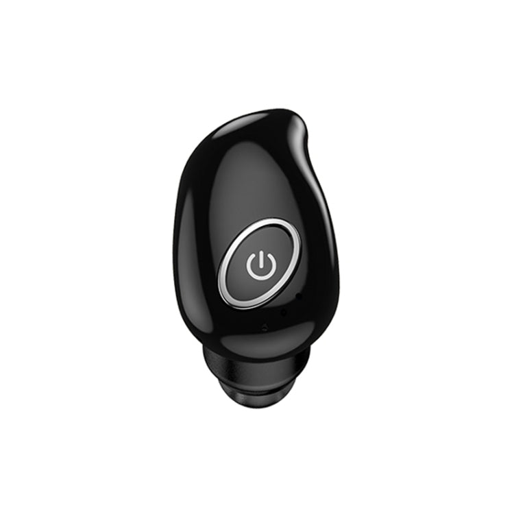 V21 Mini Wireless Stereo Bluetooth V5.0 Single Ear Headphones without Charging Box (Black)