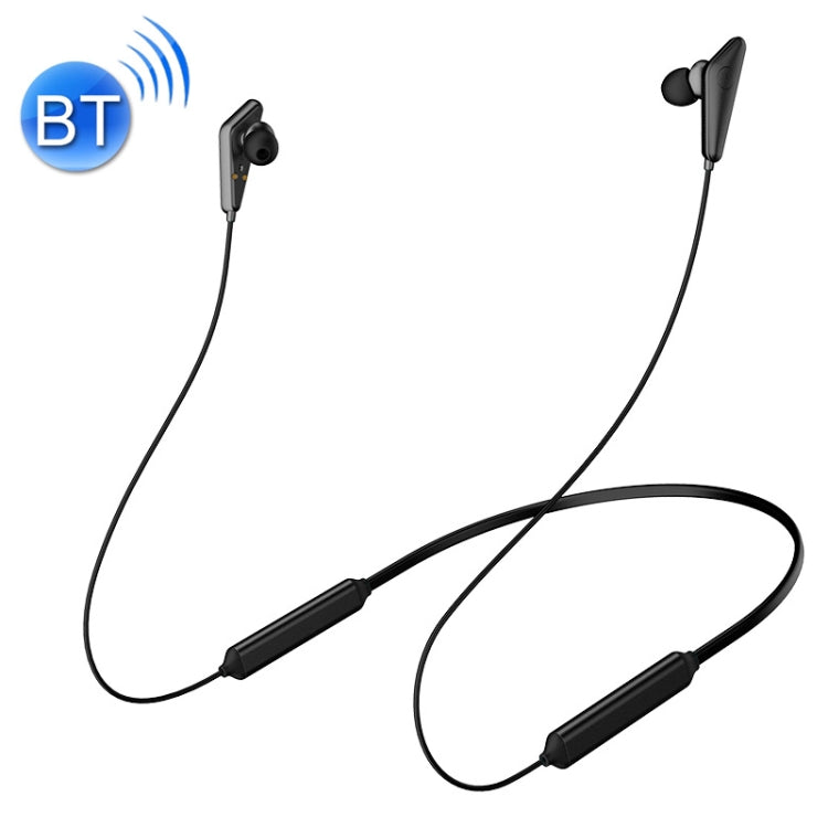 Q60 Auriculares Bluetooth Universales de succión Magnética Auriculares Deportivos en la Oreja Stereo 5.0 (Negro)