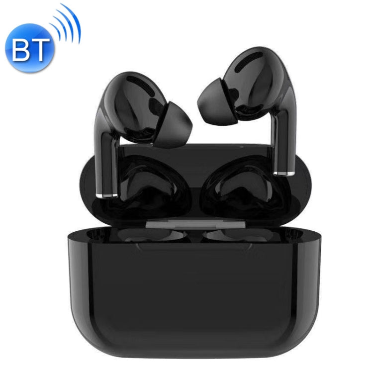 TWS Macaron Bluetooth 5.0 Touch Bluetooth Earphone with Charging Box Support HD Call and Siri and Pop-up Pairing and Bluetooth Name Change and Location Search (Black)