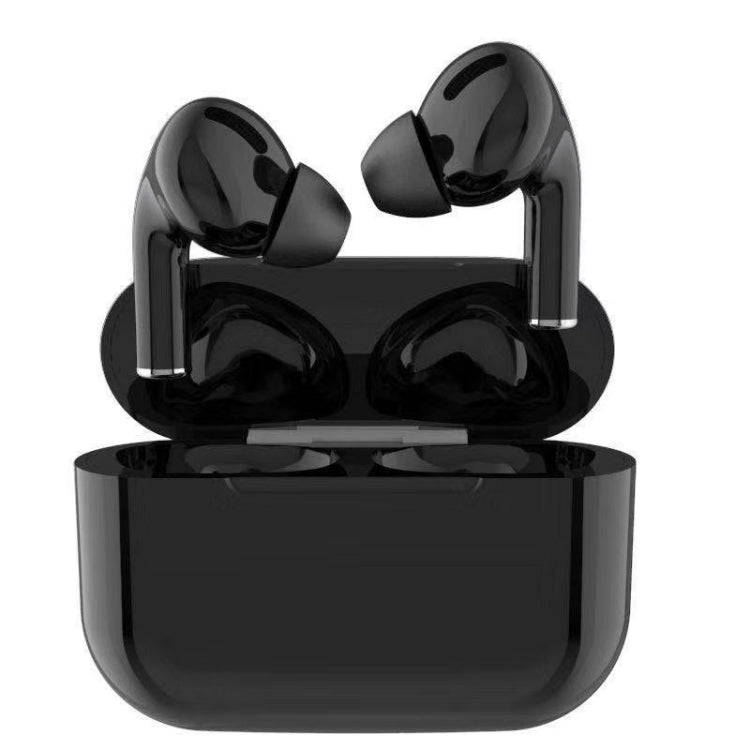 TWS Macaron Bluetooth 5.0 Touch Bluetooth Earphone with Charging Box Support HD Call and Siri and Pop-up Pairing and Bluetooth Name Change and Location Search (Black)