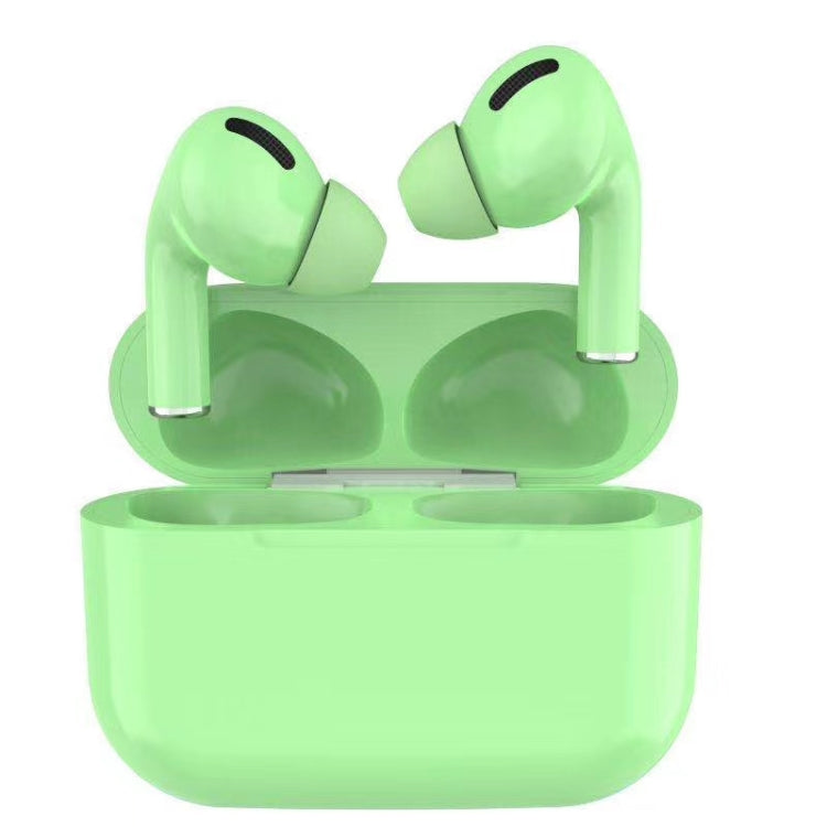 TWS Macaron Bluetooth 5.0 Touch Bluetooth Earphone with Charging Box Support HD Call and Siri and Pop-up Pairing and Bluetooth Name Change and Location Search (Green)