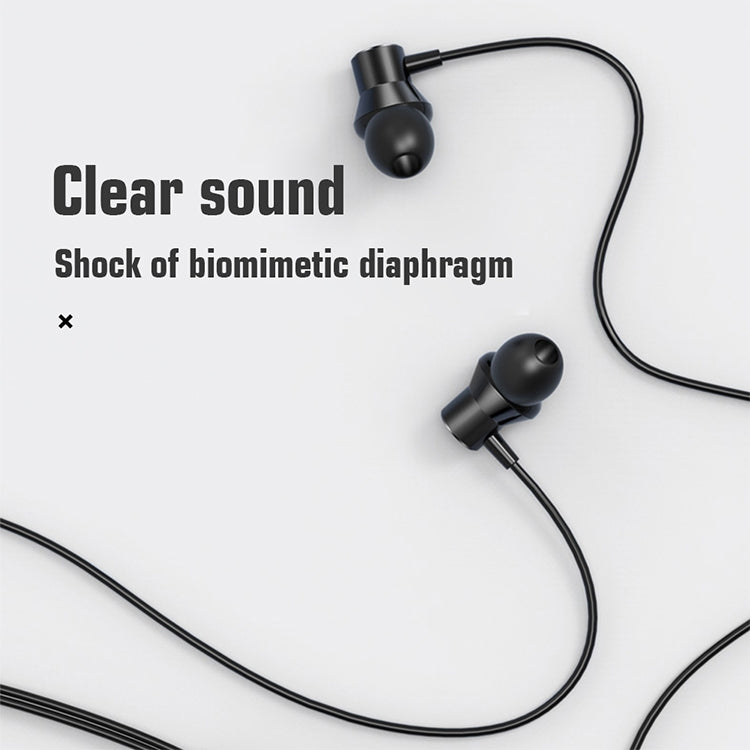 Lenovo HF130 Original Sound High Quality Noise Canceling In-Ear Wired Control Headphone (Black)