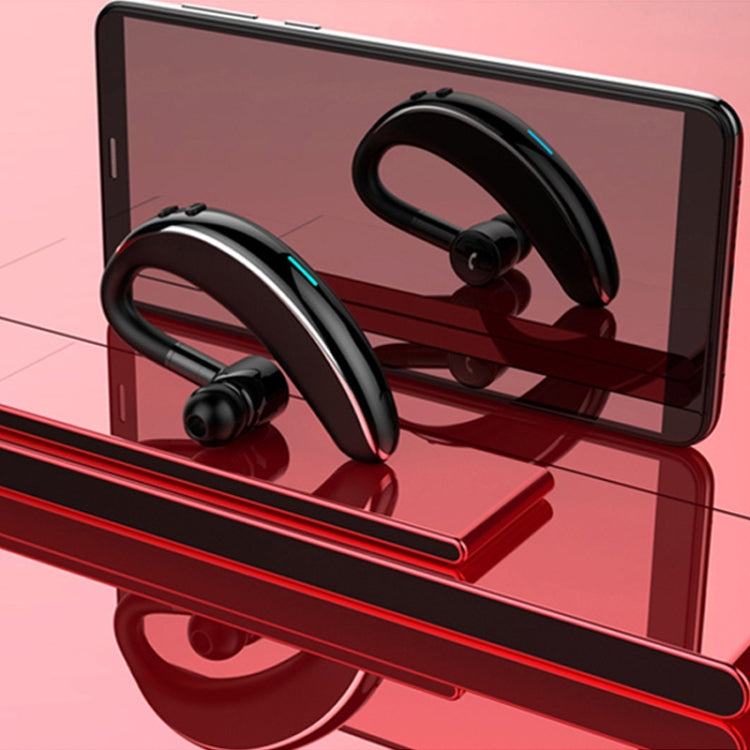 V7 Bluetooth 5.0 Auriculares Deportivos Stereo Inalámbricos con Bluetooth de estilo empresarial soporte para informar el nombre de la persona que llama (Gris)