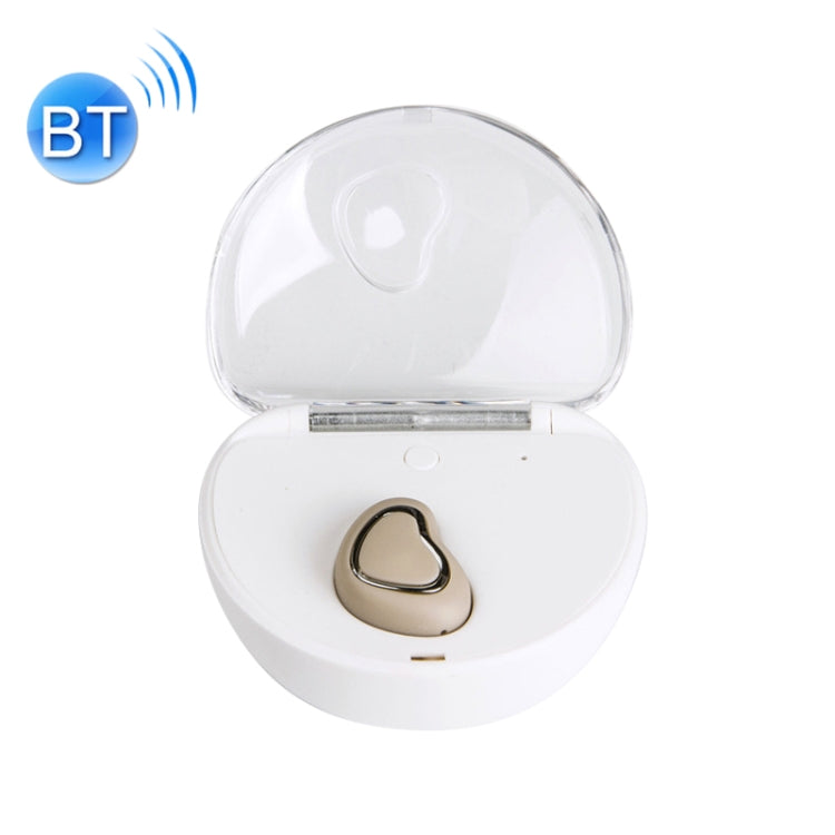 X7 Bluetooth 4.1 Mini Auricular Bluetooth Invisible Inalámbrico para Deportes con Caja de Carga (Color Carne)