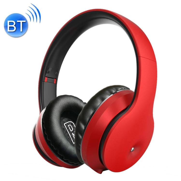Casque sans fil Bluetooth V5.0 B5 (rouge)