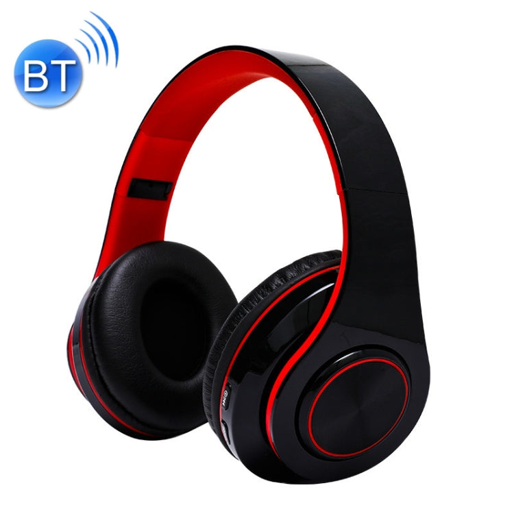 Casque sans fil Bluetooth V5.0 B39 (noir rouge)