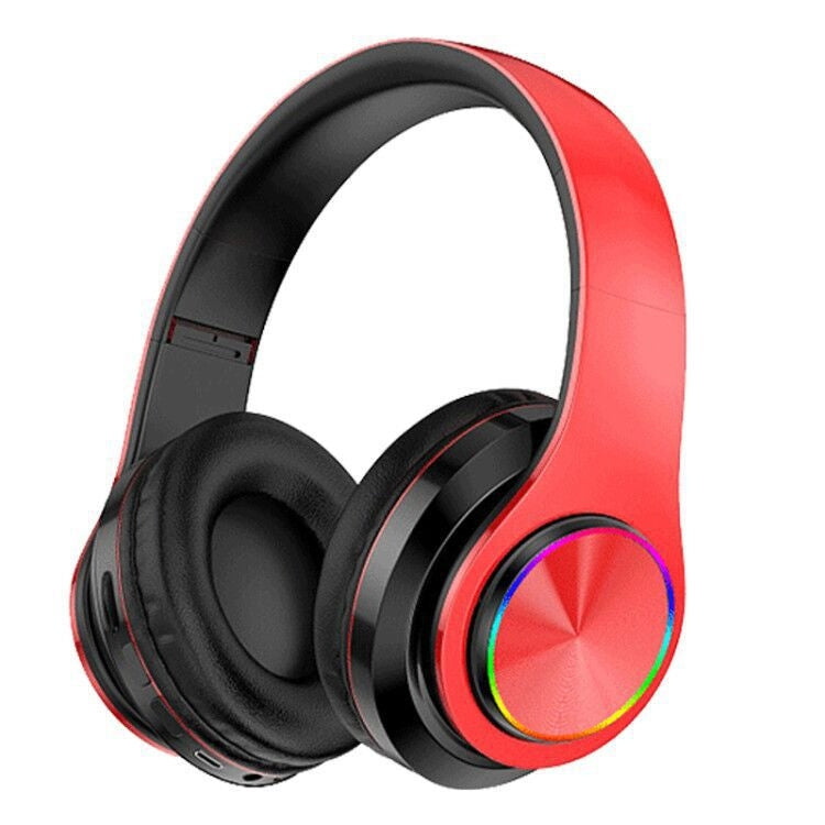 B39 Wireless Bluetooth V5.0 Headphones (Red)