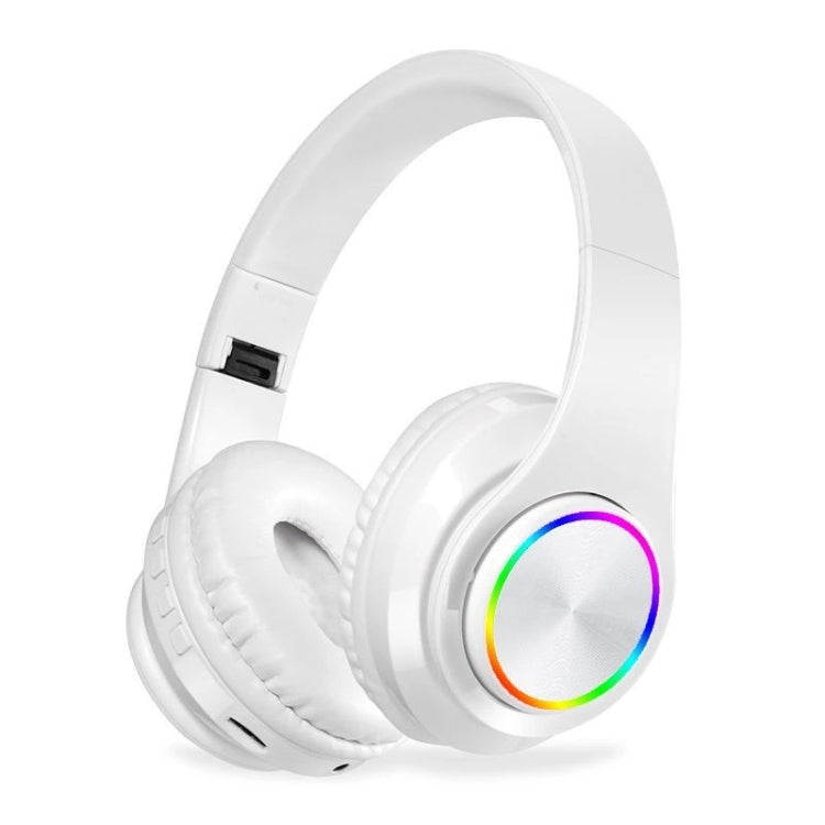 B39 Wireless Bluetooth V5.0 Headphones (White)