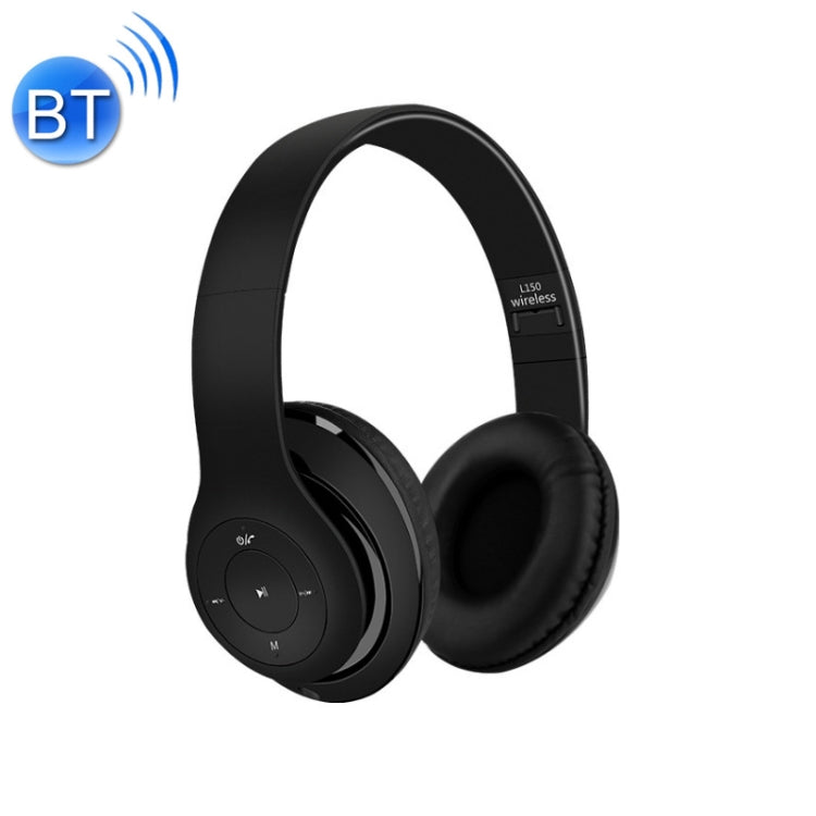 Wireless Bluetooth V5.0 Headphones L150 (Black)