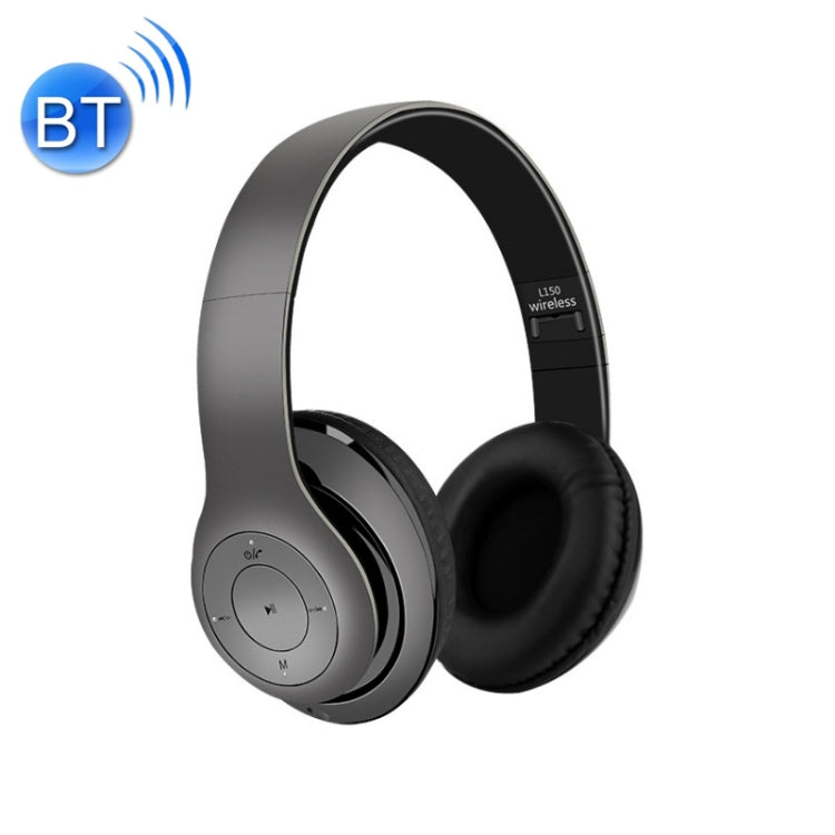 Wireless Bluetooth V5.0 Headphones L150 (Grey)