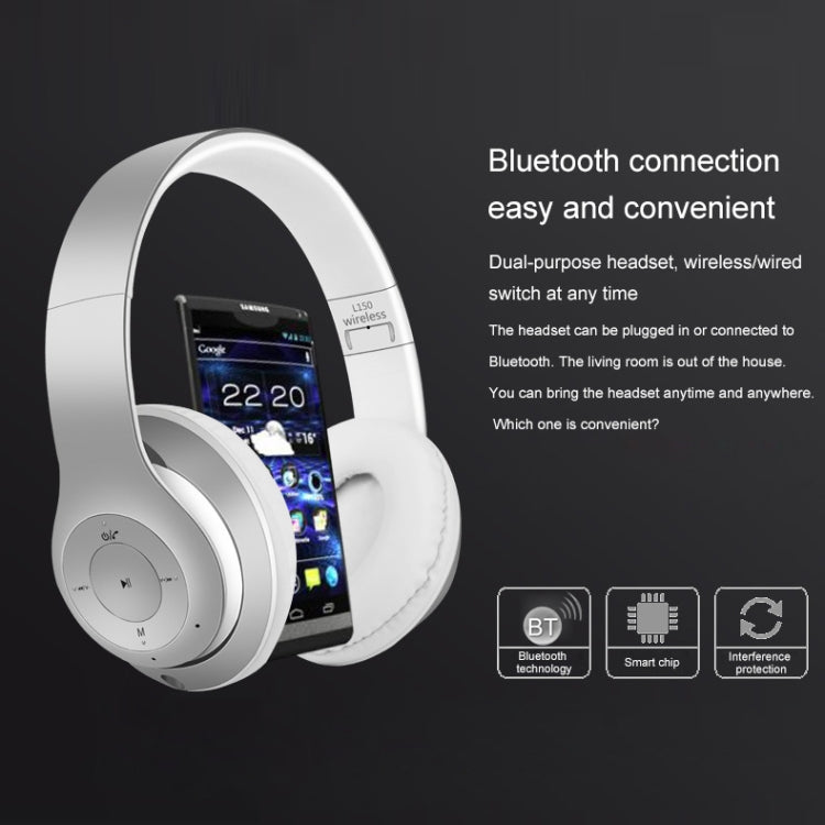 Auriculares Inalámbricos Bluetooth V5.0 L150 (Gris)