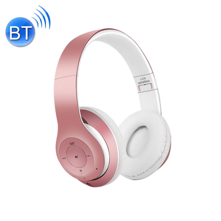 L150 Wireless Bluetooth V5.0 Headphones (Rose Gold)