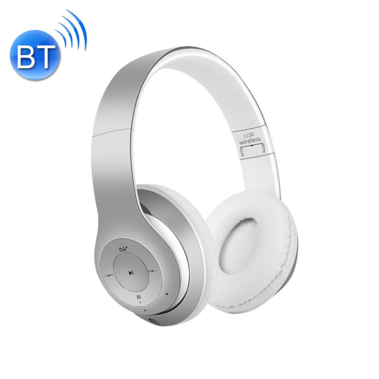 Wireless Bluetooth V5.0 Headphones L150 (Silver)