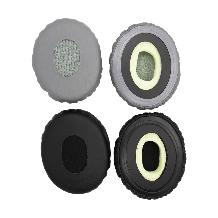 Housse de coussin pour casque Bose OE2 / OE2i / SoundTrue Cache-oreilles en éponge Oreillettes de remplacement (Noir Bleu)
