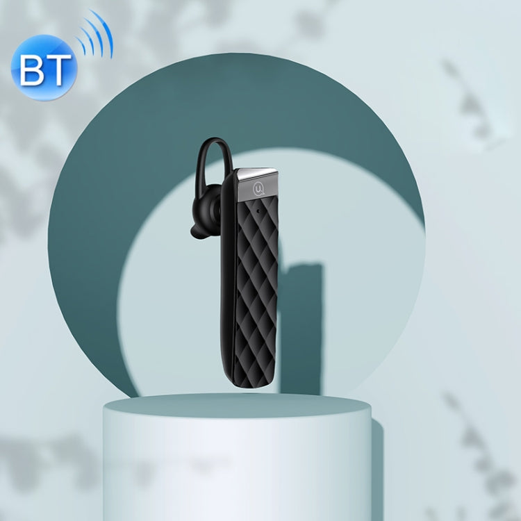 USAMS US-BT001 Auricular Bluetooth Inalámbrico con una sola Oreja Bluletooth 5.0 (Negro)