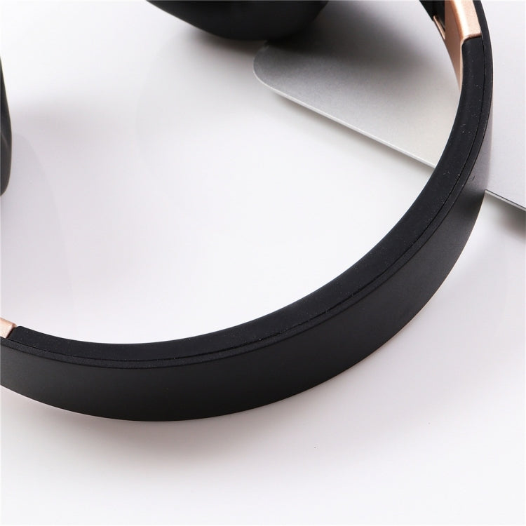 A1 Bluetooth 4.2 Auriculares Bluetooth súper base de Color caramelo compatible con reproducción de música conmutación Control de volumen y respuesta (Negro)