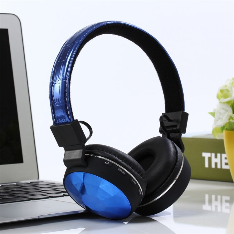 Bluetooth Headphones S36 Bluetooth 4.2 Support Music Play Switching Volume Control and Answer (Blue)
