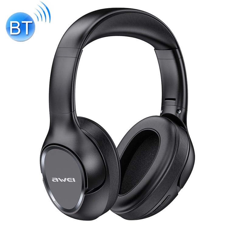 AWEI A770BL Bluetooth 5.0 Wireless Bluetooth Stereo Headphones (Black)