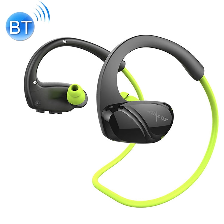 ZEALOT H8 CVC6.0 Casque Bluetooth étanche à réduction de bruit monté sur le cou Prend en charge les appels et le contrôle de l'application (vert)