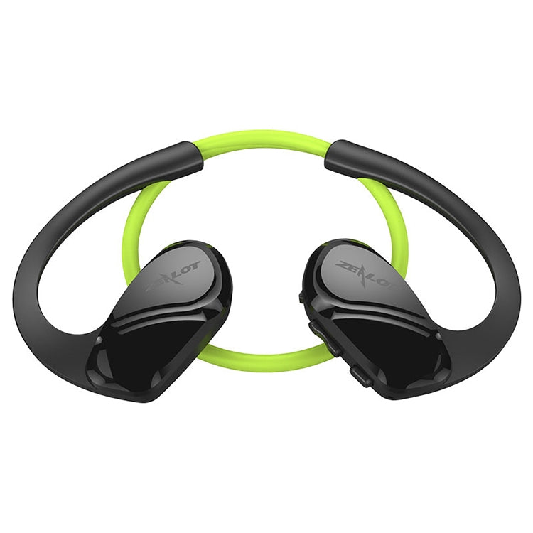 ZEALOT H8 CVC6.0 Auriculares Bluetooth impermeables Deportivos con reducción de ruido montados en el cuello llamada de soporte y Control de aplicaciones (verde)