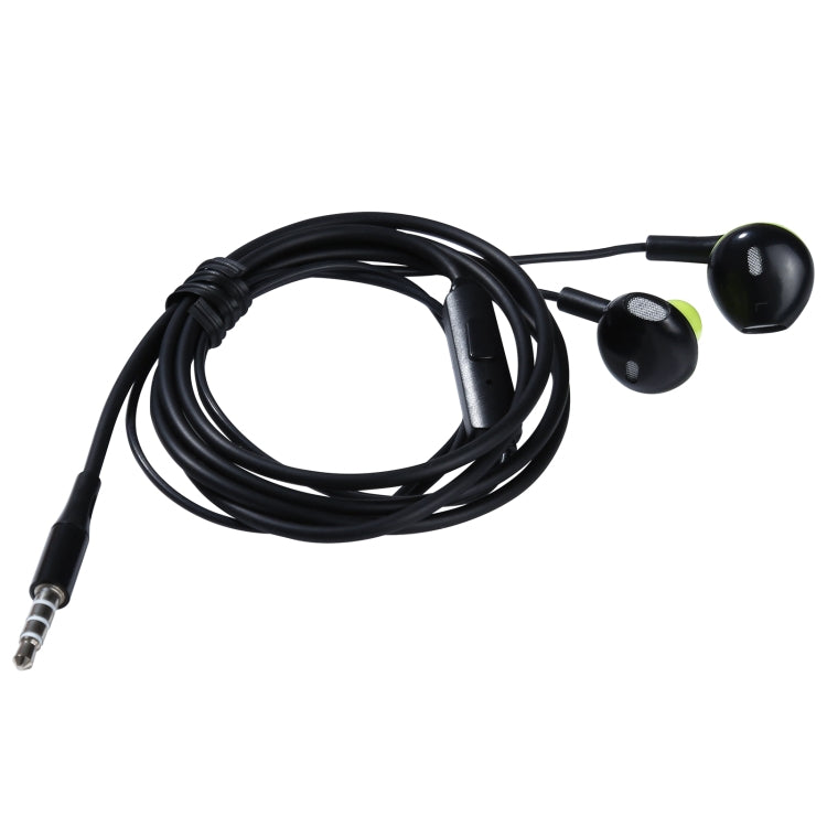 Écouteurs intra-auriculaires avec câble de prise de 3,5 mm Longueur du câble de contrôle du fil de support : 1 m (Vert)